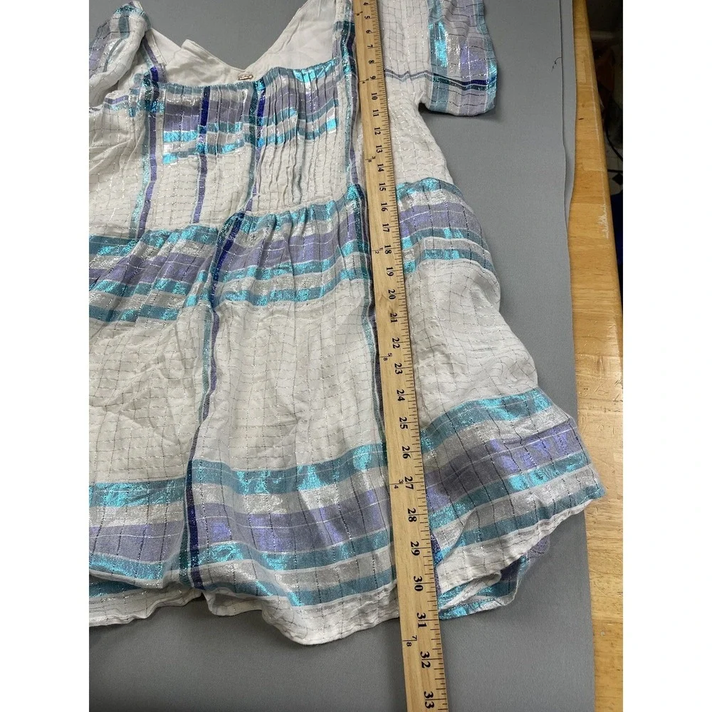 Free People Womens Shirt‎ XS Beachy Mermaid Coastal Fairy Boho Festival